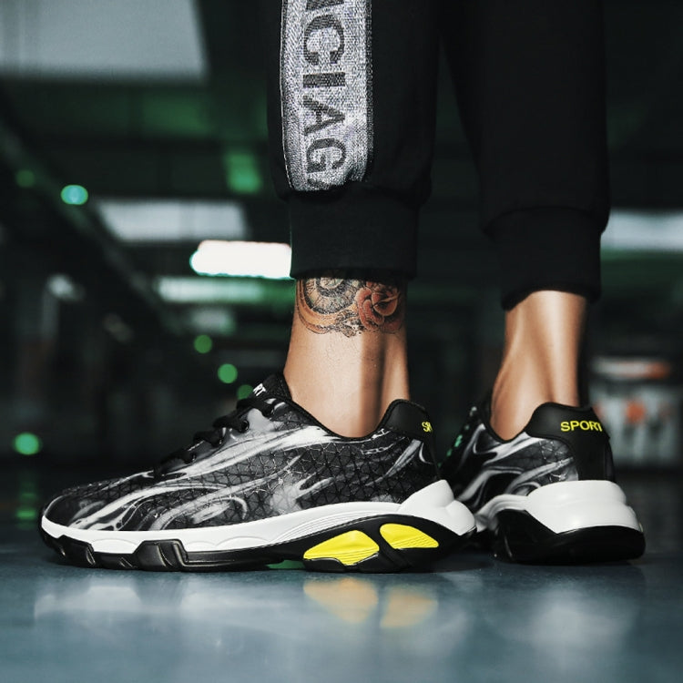 Lovers Basketball Shoes Breathable Wear-Resistant Shock Absorbers School Running Shoes, Shoe Size:44