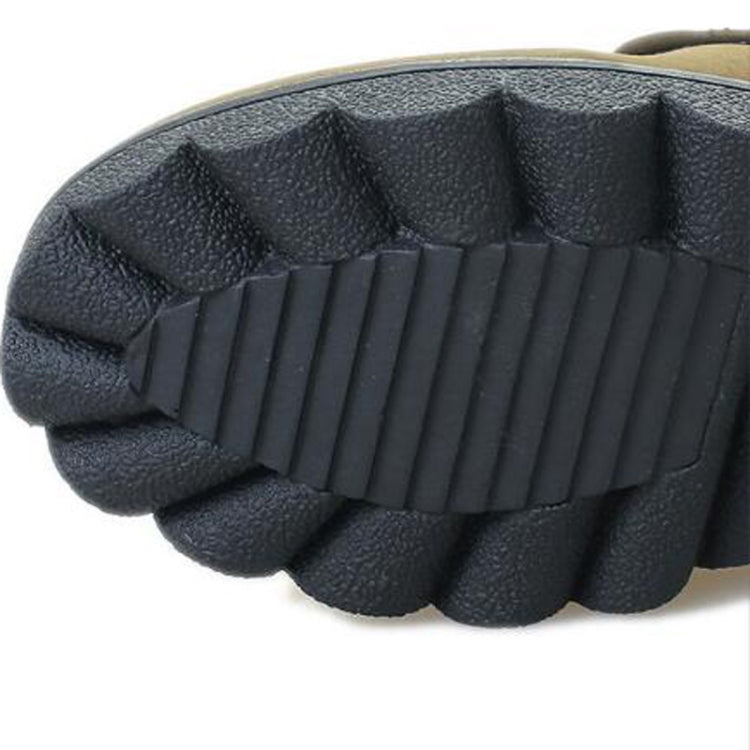 Fashion Square High Heels Solid Color Sneakers Women Snow Boots, Shoe Size:37
