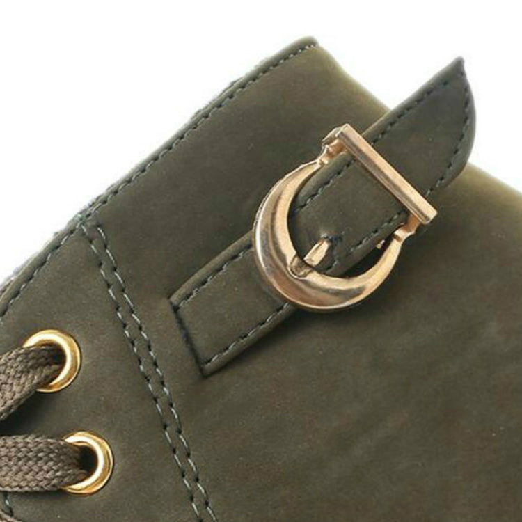Fashion Square High Heels Solid Color Sneakers Women Snow Boots, Shoe Size:39