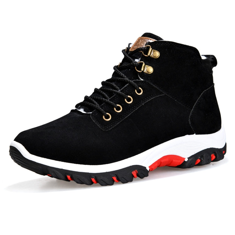 Men Snow Boots Warm Fur Winter Boots Men Winter Boots, Shoe Size:43