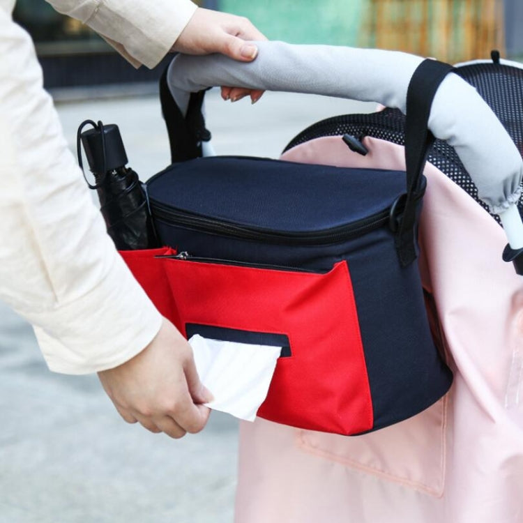 Baby Stroller Waterproof Bag Baby Bottle Storage Bag Hook Universal Accessories Storage Mummy Bag