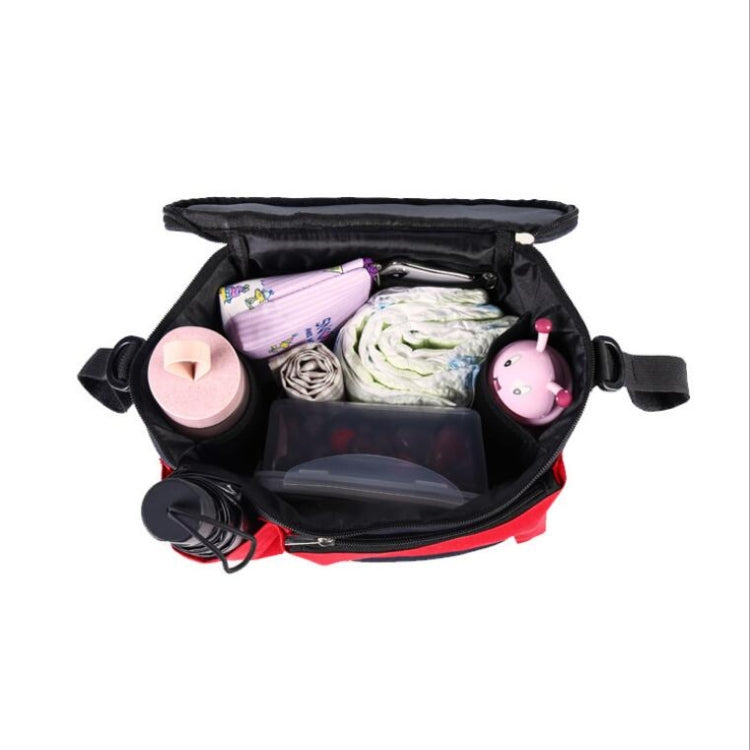 Baby Stroller Waterproof Bag Baby Bottle Storage Bag Hook Universal Accessories Storage Mummy Bag