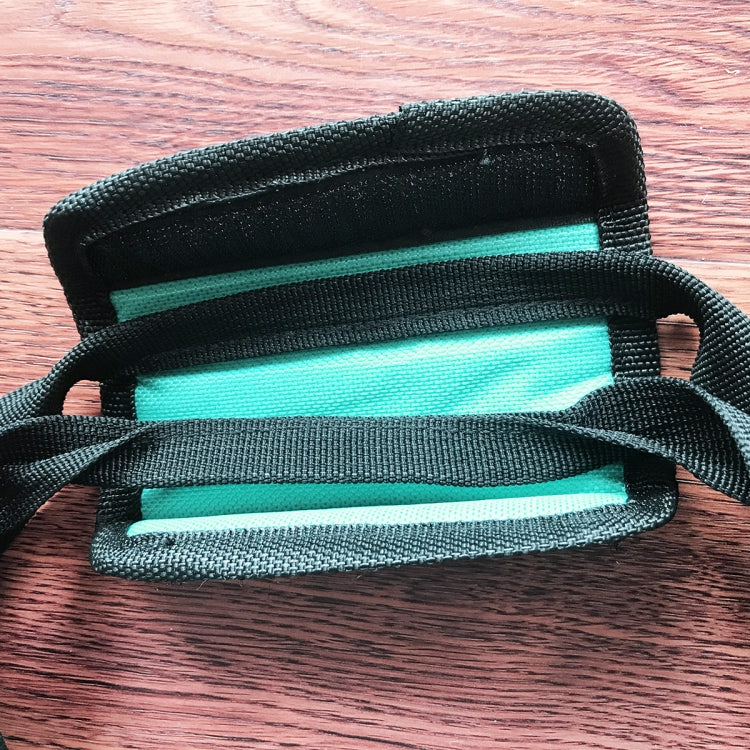 2 PCS Beach Portable Double-Layer Handbag Outdoor Picnic Camping Insulation Bag(Green Cyan)