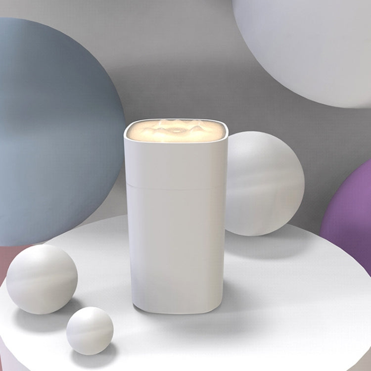 S1 Battery Power Spray Ultrasonic Humidifier Snow Mountain Night Light Negative Ion Humidifier