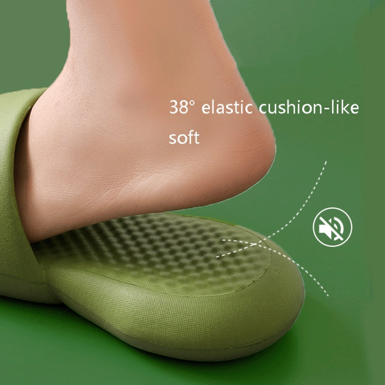 Summer Super Thick Soft Bottom Plastic Slippers Men Indoor Defensive Household Bath Slippers, Size:44-45