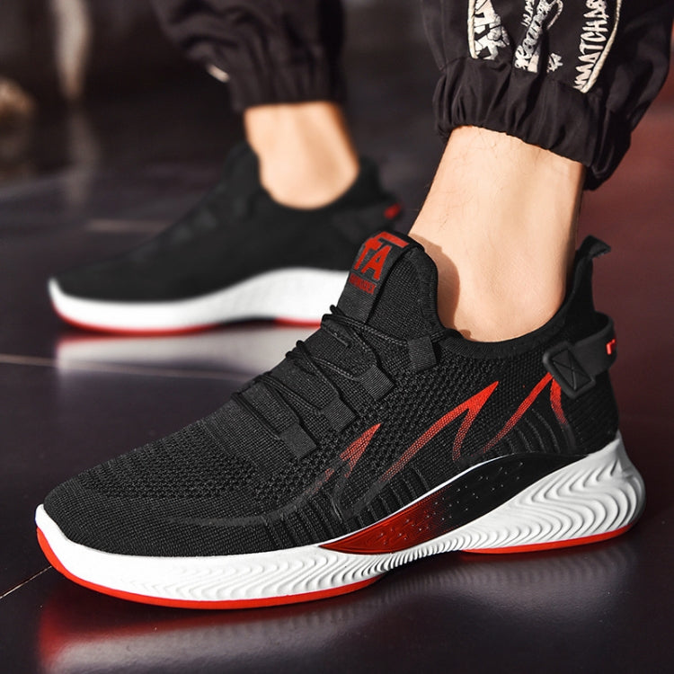 TL-601 Flying Weaving Couple Shoes Female Low-Top Breathable Shoes, Size:40