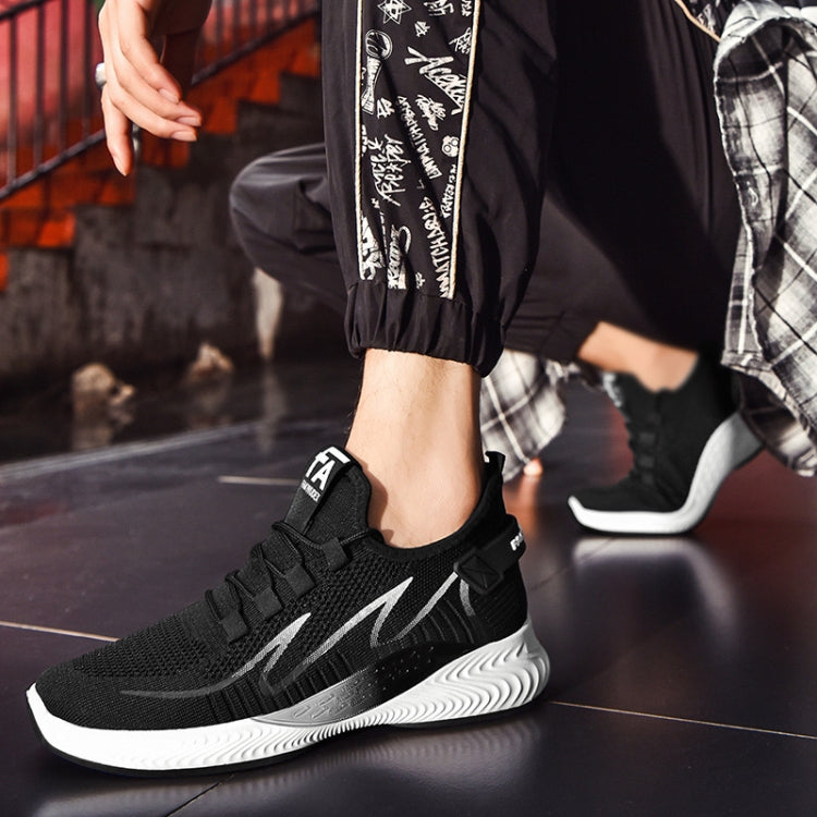 TL-601 Flying Weaving Couple Shoes Female Low-Top Breathable Shoes, Size:40