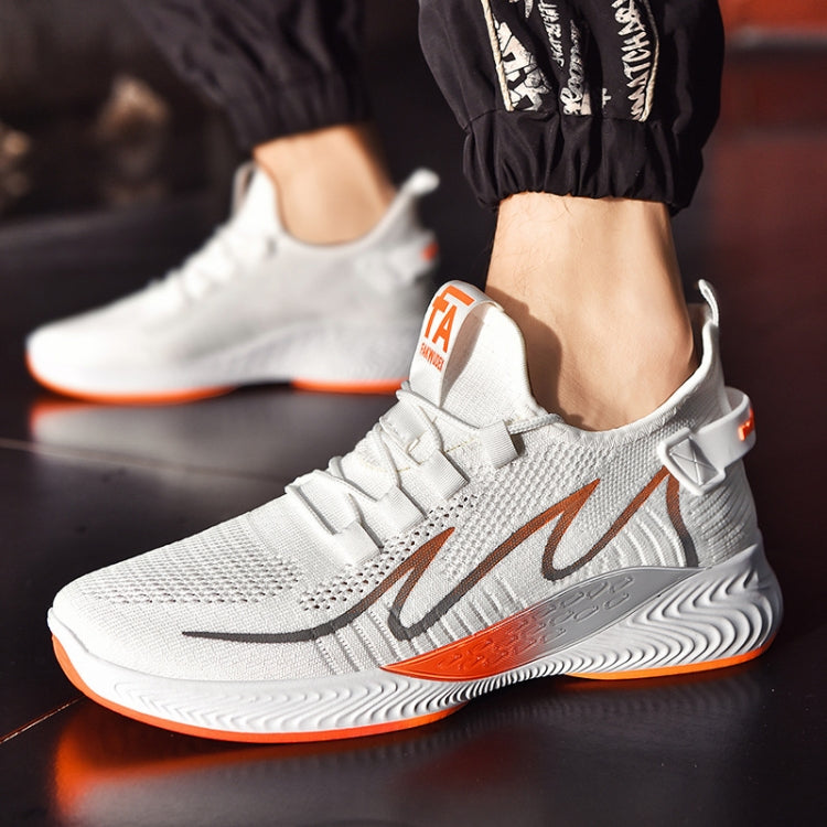 TL-601 Flying Weaving Couple Shoes Female Low-Top Breathable Shoes, Size:40
