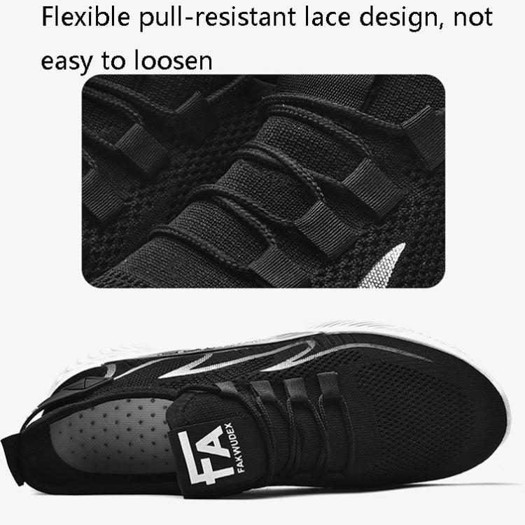 TL-601 Flying Weaving Couple Shoes Female Low-Top Breathable Shoes, Size:40