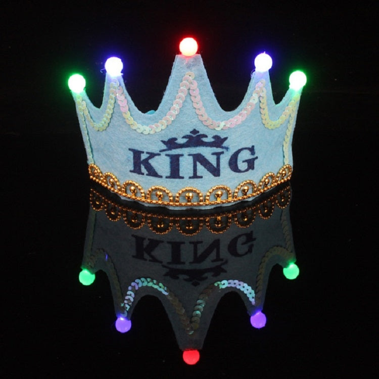 Children's Birthday Party Supplies Crown LED Light Hoop Dress Hat