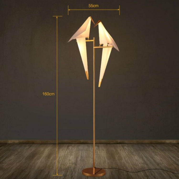 Simple and Creative Qian Zhihe Birdie Study LED Bedroom Bedside Vertical Floor Lamp