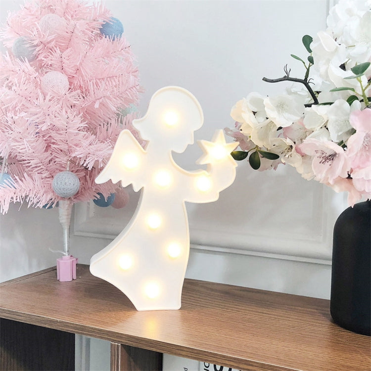 LED Girl Angel Fairy Style Lamp Children Room Layout Props Night Light