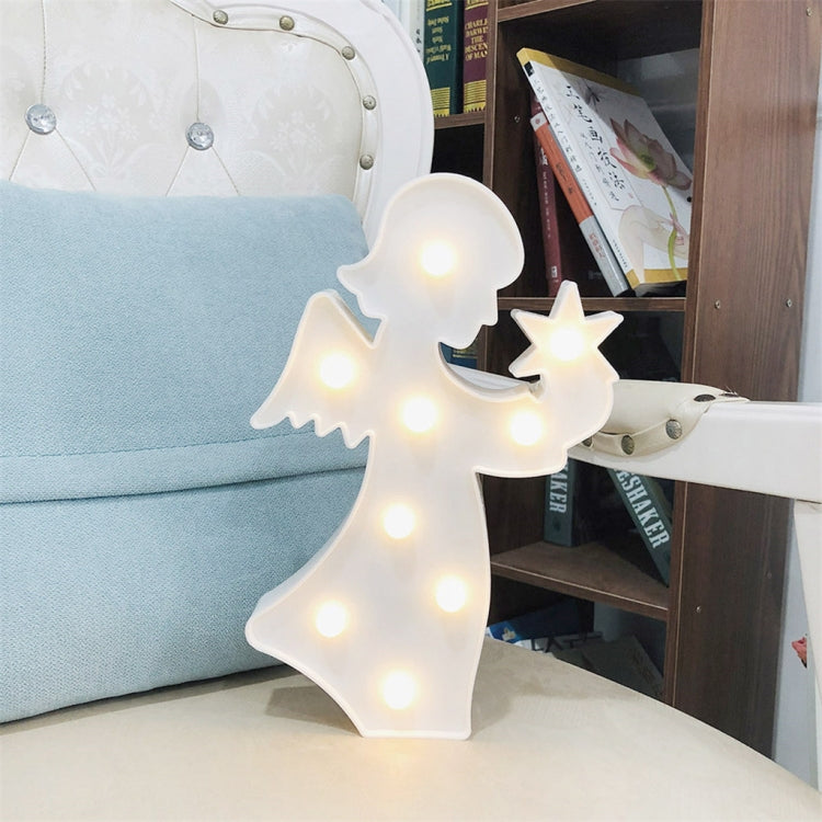 LED Girl Angel Fairy Style Lamp Children Room Layout Props Night Light