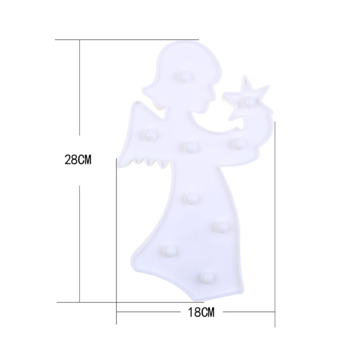 LED Girl Angel Fairy Style Lamp Children Room Layout Props Night Light