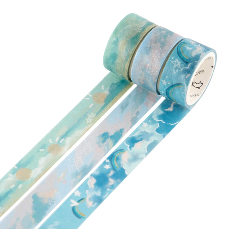 Letter Paper Tape Set Color Emotion Series Handbook Decorative Collage Graffiti Tape