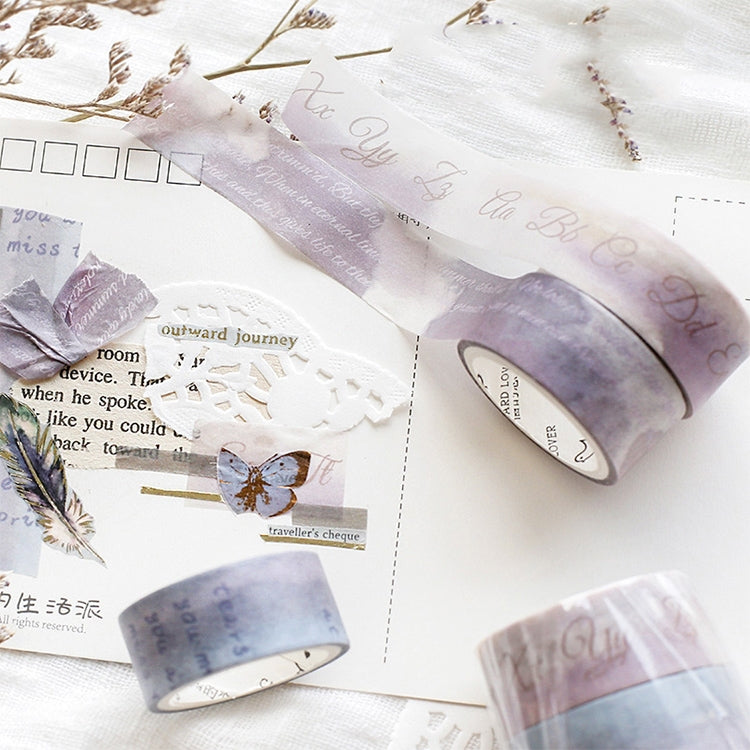 Letter Paper Tape Set Color Emotion Series Handbook Decorative Collage Graffiti Tape