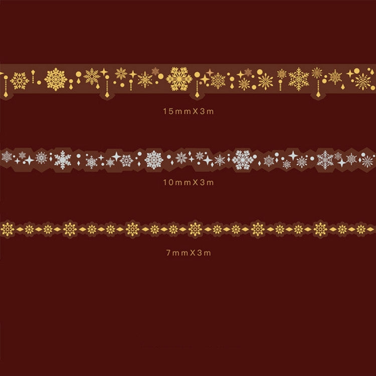3 PCS / Set Decorative Wallpaper Tape PET Scrapbooking Washitape Set Transparent Waterproof Stickers