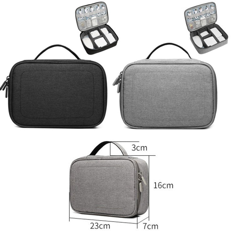 Single Layer Power Data Cable Storage Bag Digital Mobile Hard Disk Protective Cover