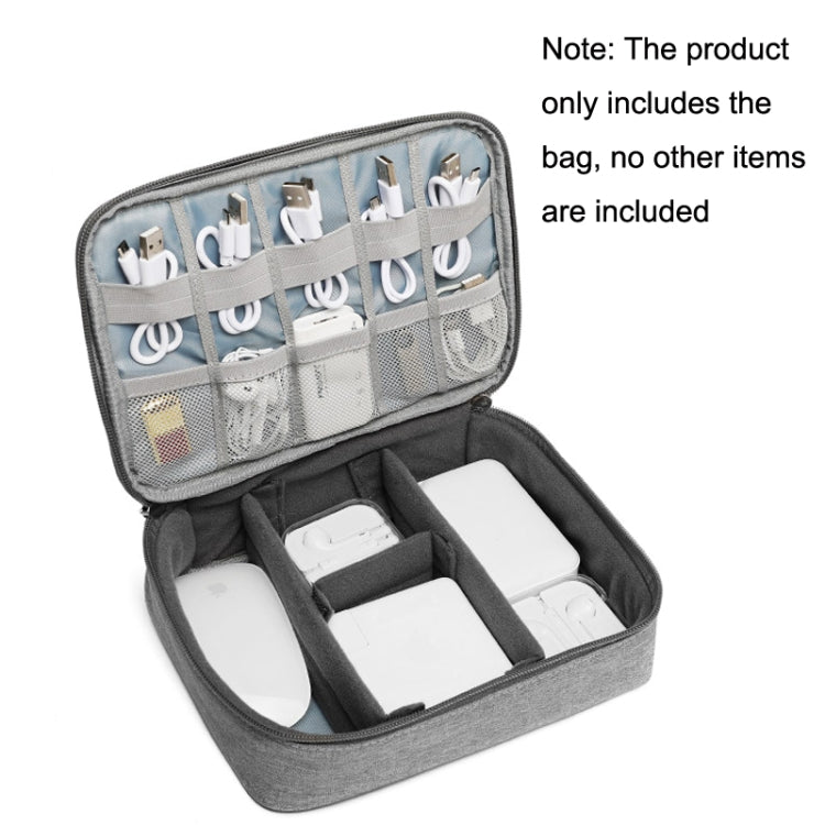 Single Layer Power Data Cable Storage Bag Digital Mobile Hard Disk Protective Cover
