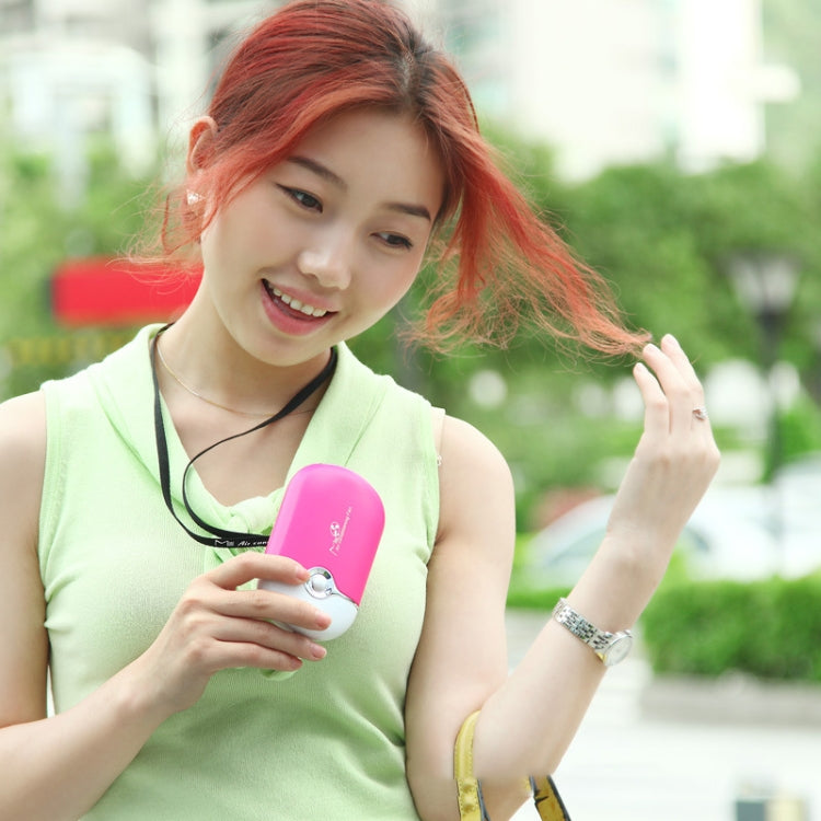 Mini Palm Air Conditioning Usb Rechargeable Leafless Fan