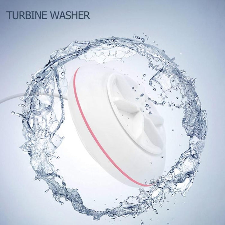K-1013 2 in 1 USB Ultrasonic Turbo Water Drop Vortex Cleaning Washing Machine for Silk Baby Clothes