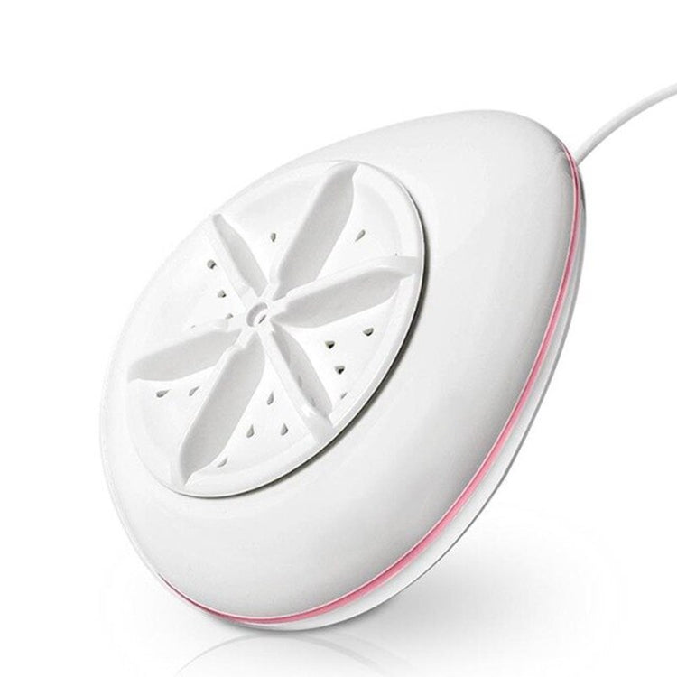 K-1013 2 in 1 USB Ultrasonic Turbo Water Drop Vortex Cleaning Washing Machine for Silk Baby Clothes