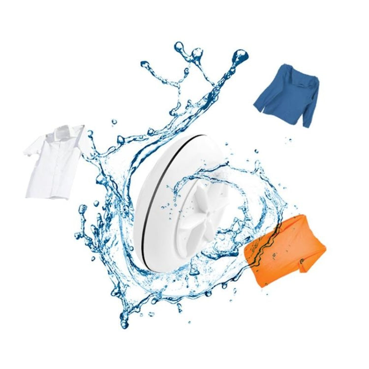 K-1013 2 in 1 USB Ultrasonic Turbo Water Drop Vortex Cleaning Washing Machine for Silk Baby Clothes