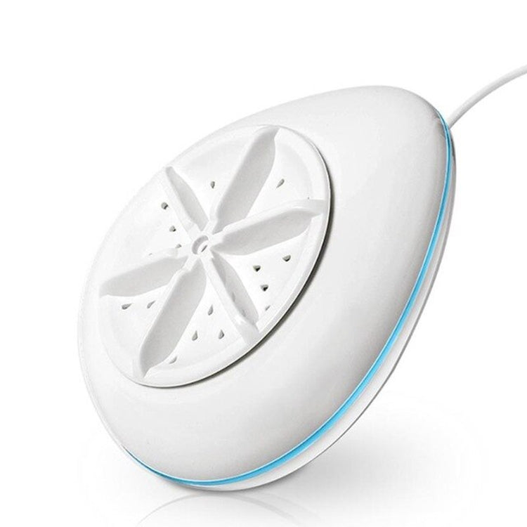 K-1013 2 in 1 USB Ultrasonic Turbo Water Drop Vortex Cleaning Washing Machine for Silk Baby Clothes