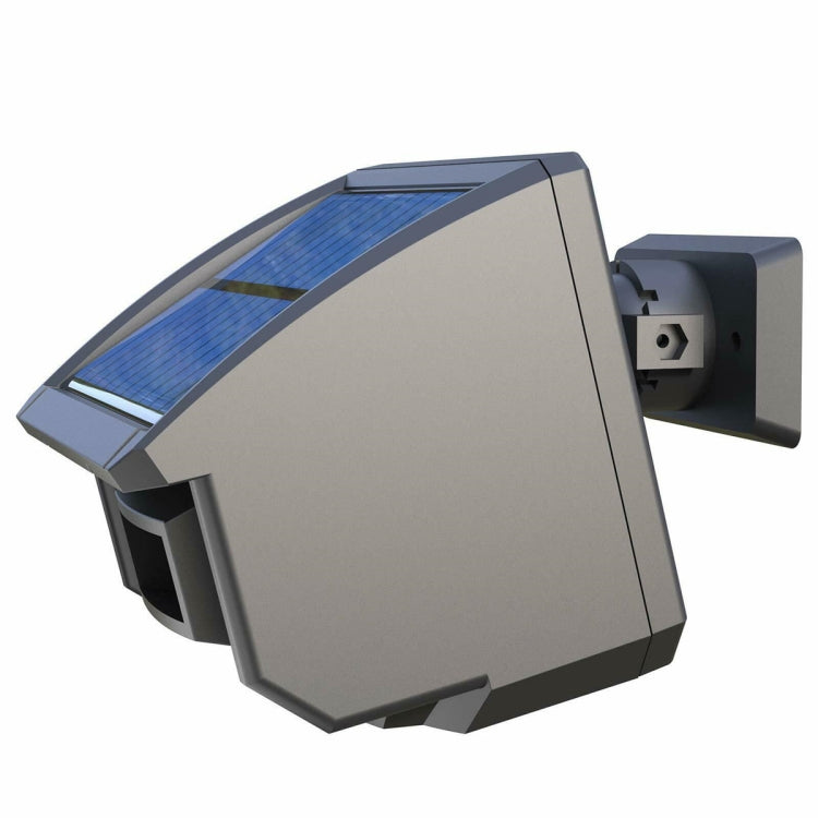IP65 Waterproof Dustproof Outdoor Motion Sensor Solar Alarm Detection(Black)