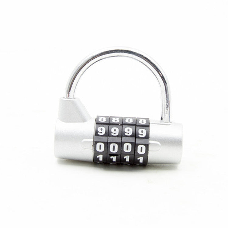 4 Digit Combination Locks Door And Window Padlock U-Shaped Combination Lock for Toolbox