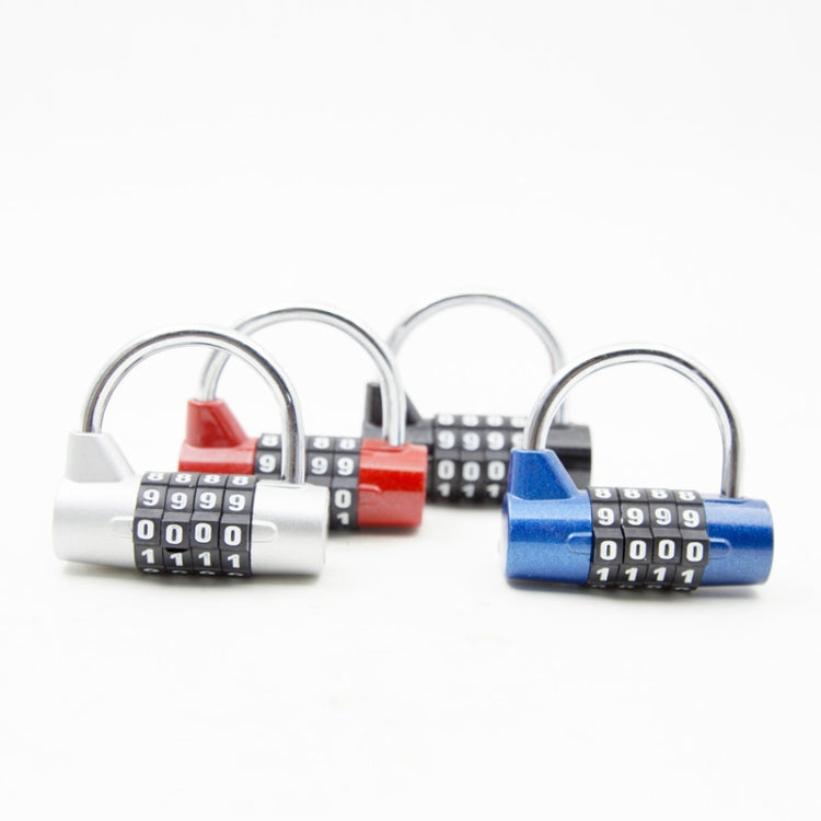 4 Digit Combination Locks Door And Window Padlock U-Shaped Combination Lock for Toolbox