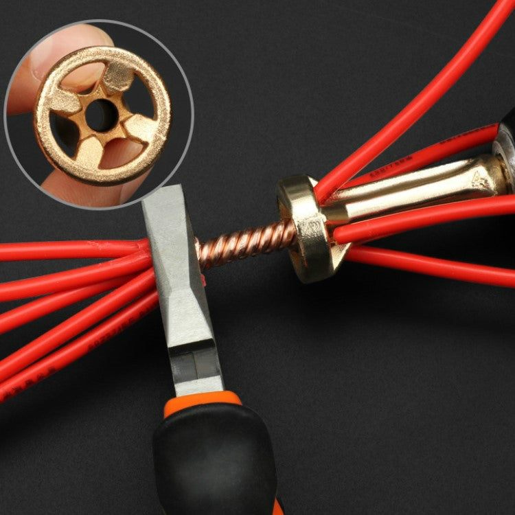 Electrician Full-Automatic Peel-Free And Wire Connector Quick Connector Universal Terminal, Color:Gray