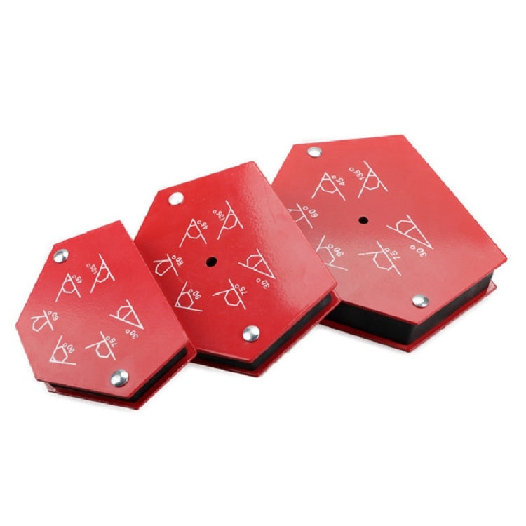 Multi-Specification Heavy-Duty Magnetic Hexagon Welding Positioner Magnetic Tools, Style:75LBS