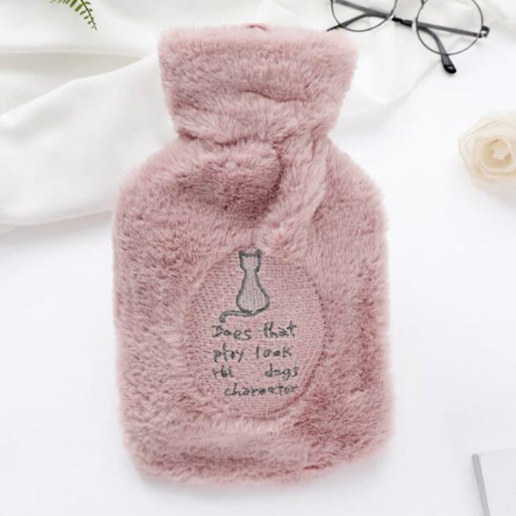 Portable Hand Warmer Mini Creative Plush Water Injection Hot Water Bag