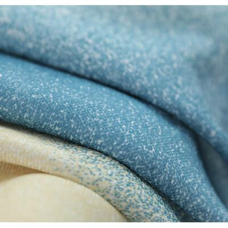 Modern Colorful Striped Curtains for Living Room Bedroom Blackout Printed Curtain and Tulle Drape Curtains Size: 4*2.7m Hook Top(Blue)