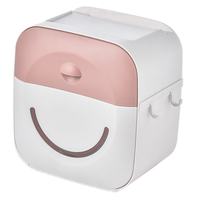 Multifunctional Bathroom Punch-free Tissue Box Creative Rack