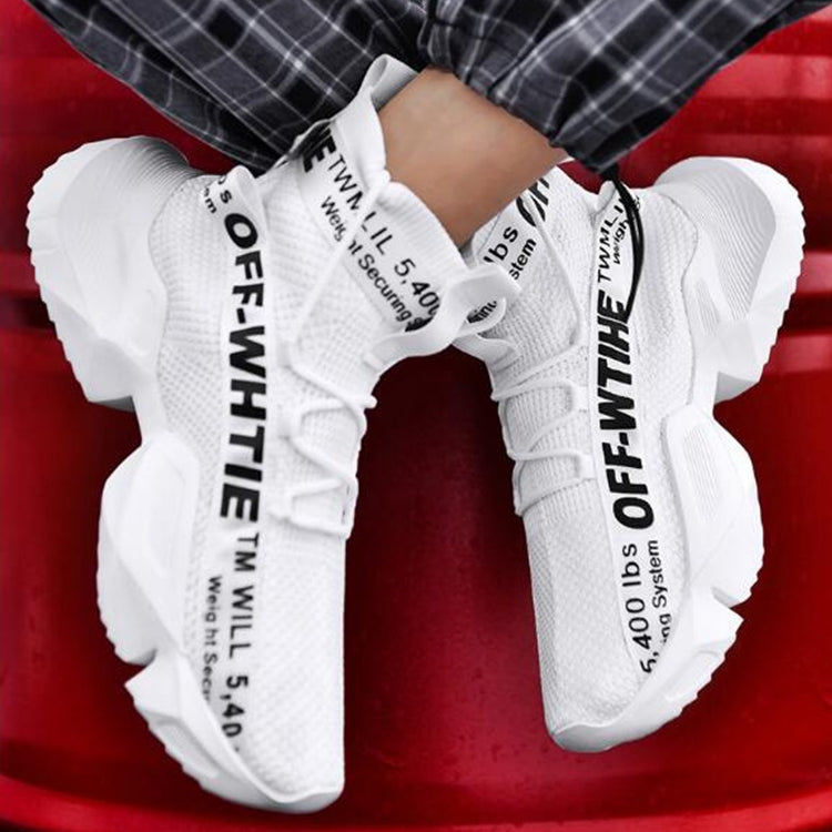 Men Mesh Breathable Casual Fashion High Basketball Shoes, Shoe Size:43