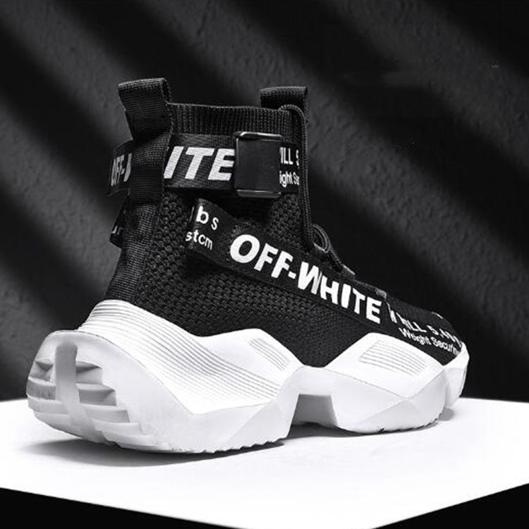 Men Mesh Breathable Casual Fashion High Basketball Shoes, Shoe Size:43