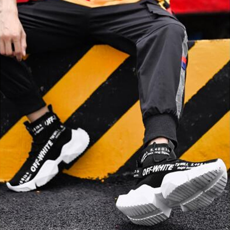 Men Mesh Breathable Casual Fashion High Basketball Shoes, Shoe Size:43