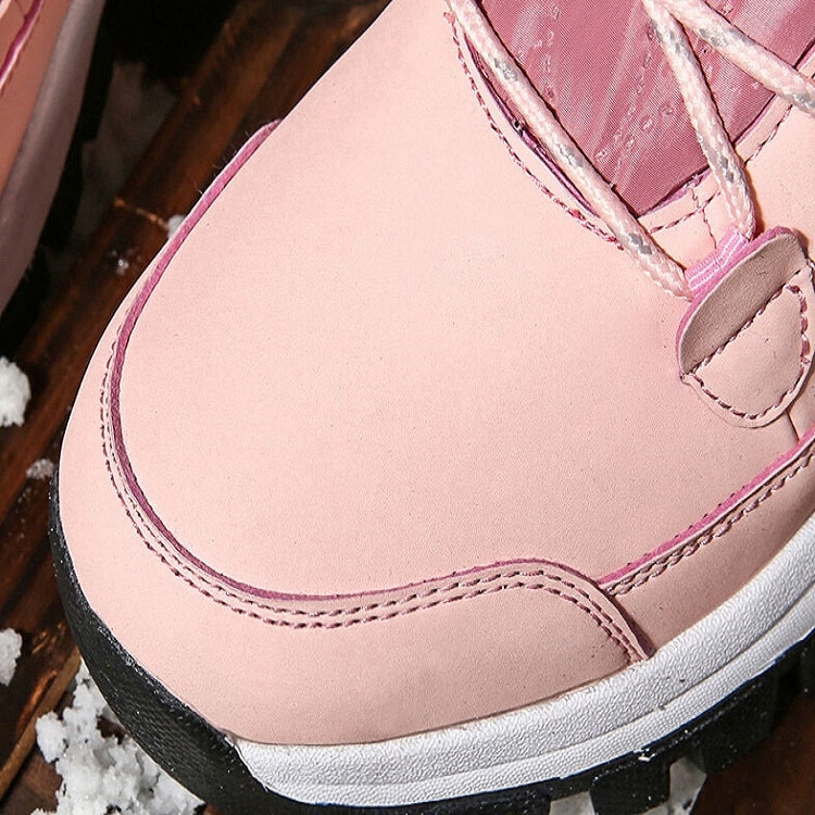 High-top Boots Plus Velvet Thick Warm Snow Boots, Size:36
