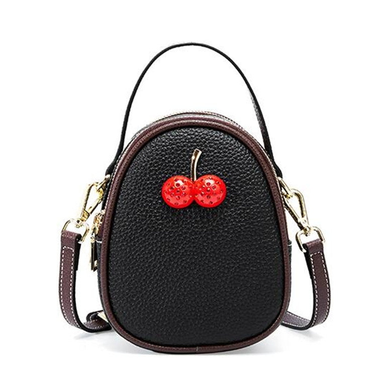 Leather Trend Wild Messenger Shoulder Mini Exquisite Cherry Bag