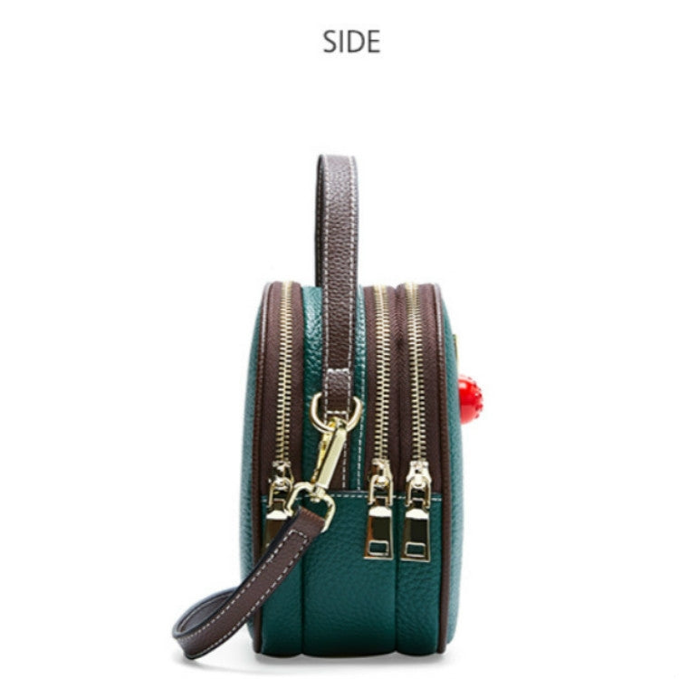 Leather Trend Wild Messenger Shoulder Mini Exquisite Cherry Bag