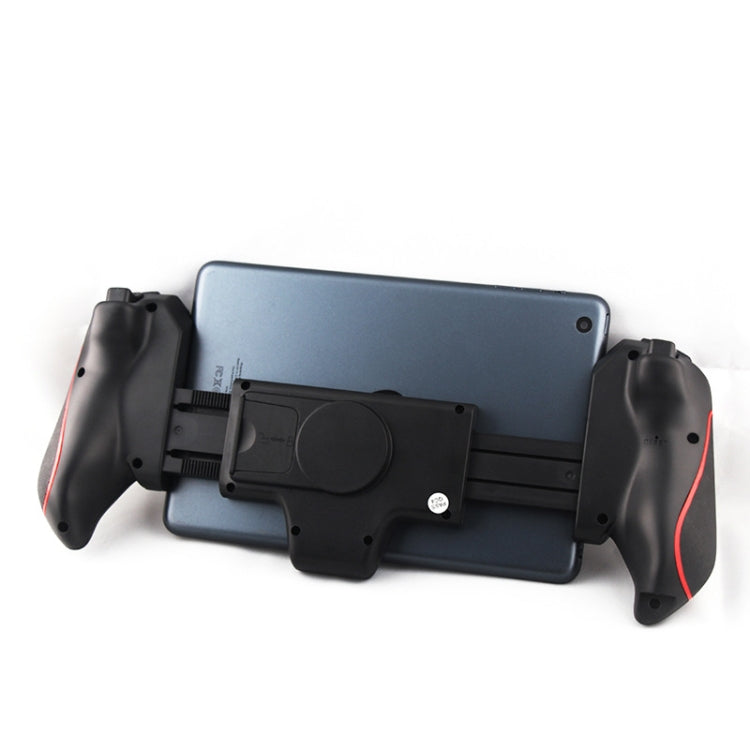 BTC-938 Wireless Bluetooth Telescopic Multifunctional Gamepad for Android / IOS / PC System(Black Red)