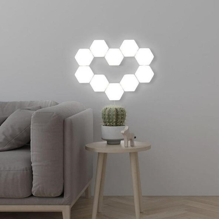 Touch Sensor Light Hive Lamp Creative Background Wall Decoration Lamp Festive Atmosphere Lights UK Plug