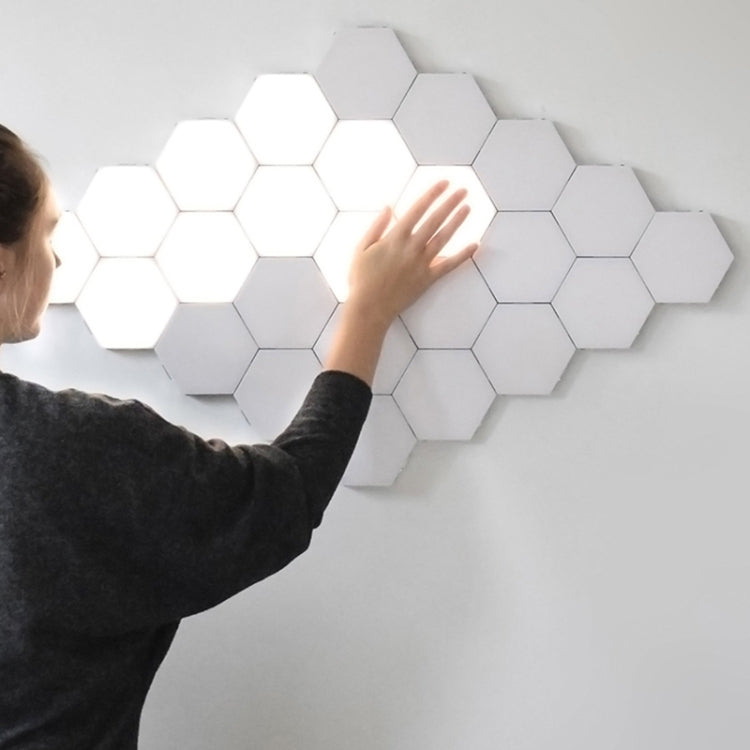 Touch Sensor Light Hive Lamp Creative Background Wall Decoration Lamp Festive Atmosphere Lights UK Plug