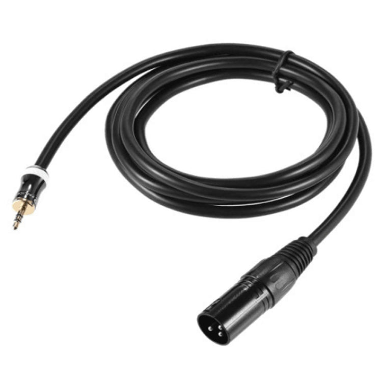 3.5mm To Caron Male Sound Card Microphone Audio Cable, Length:5m