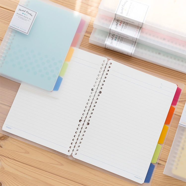 Loose-leaf Notebook Rainbow Cookie Daily Plan Personal Diary Notebook, Size:A5