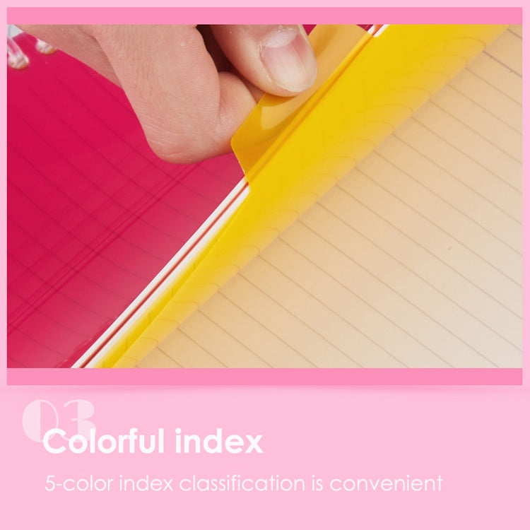 Loose-leaf Notebook Rainbow Cookie Daily Plan Personal Diary Notebook, Size:A5