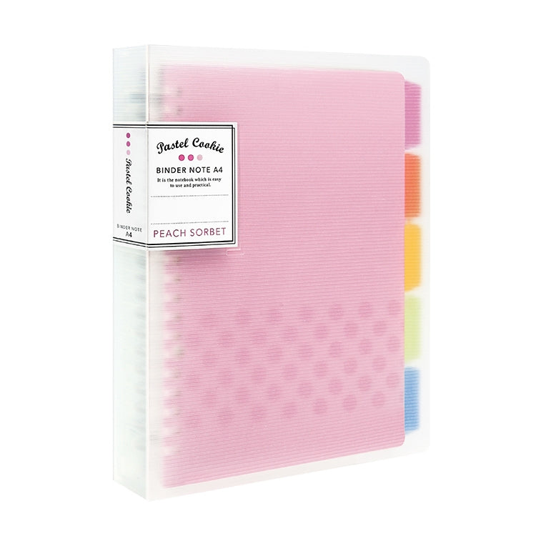 Loose-leaf Notebook Rainbow Cookie Daily Plan Personal Diary Notebook, Size:A5