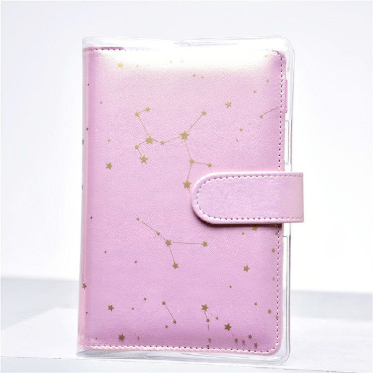 Constellation Pattern PVC Book Cover Resistant Transparent Printing Thickened Book Protective Cover, Size:29Ã—20.5cm